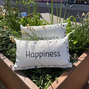 Outdoor sierkussen Happiness