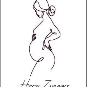Kaart Hoera zwanger