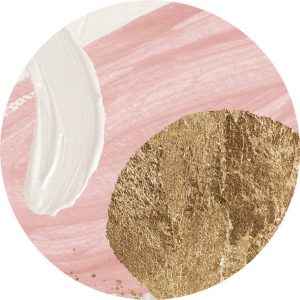 Muurcirkel Pink oil