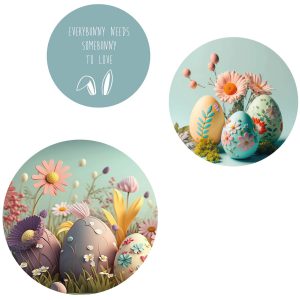 Muurcirkel Easter eggs