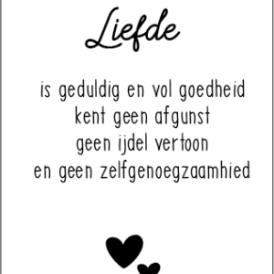 Kaart Liefde...