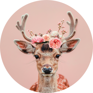 Pink deer