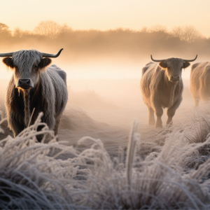 Winter hooglanders