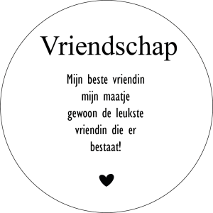 Vriendschap!