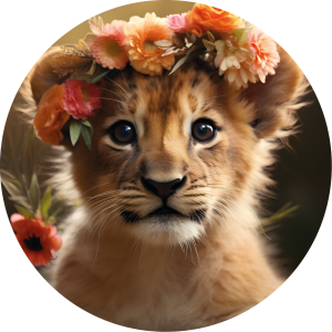 Baby lion