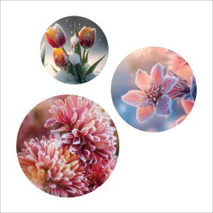 Frost on flower