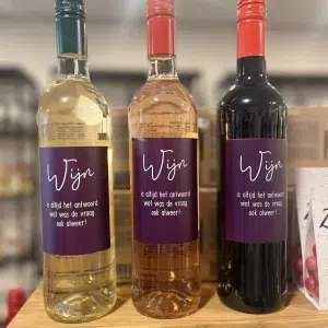 Wijn is altijd het antwoord
