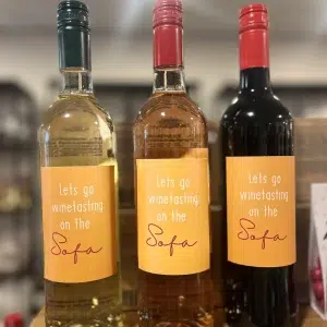 Lets go winetasting on the sofa