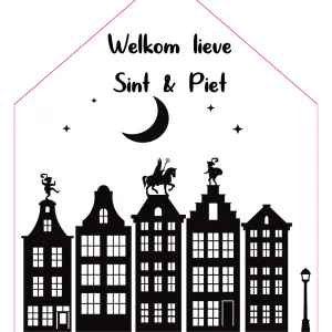Huisje welkom lieve sint