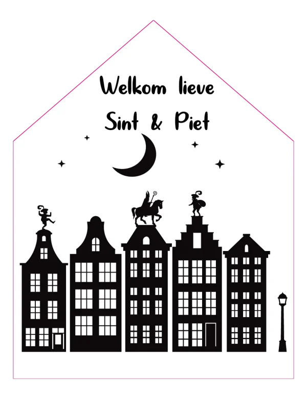 Huisje welkom lieve sint