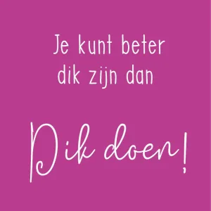Dik doen