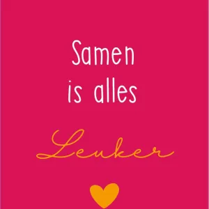 Samen is alles leuker