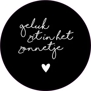 Geluk zit
