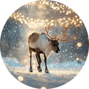 Winter deer