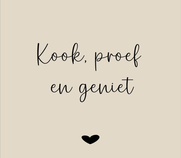 Kook proef en geniet