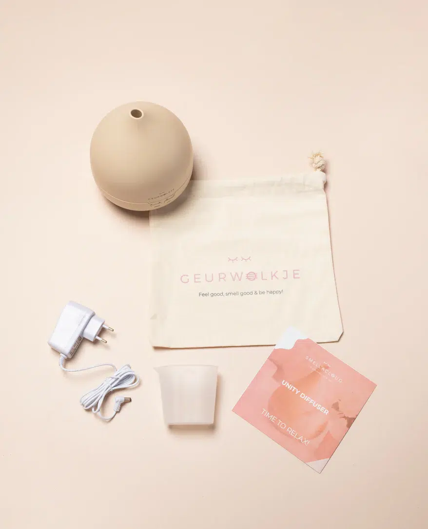 Unity 2.0 - Geurwolkje® Aroma Diffuser - Nude - 400 ml - Afbeelding 2