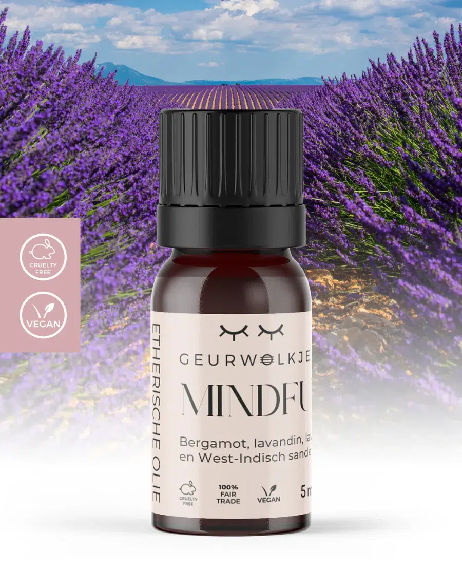 Mindful - Geurwolkje® Blend - 100% Etherische Olie