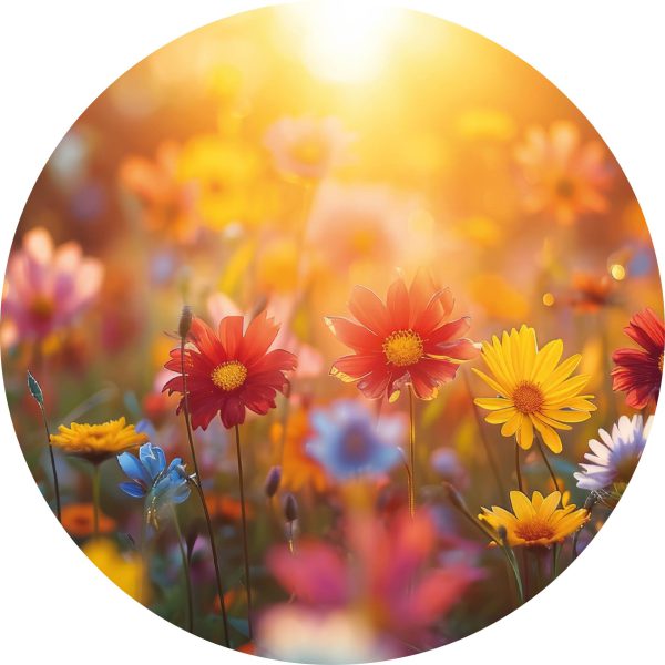 bright beautiful flowers