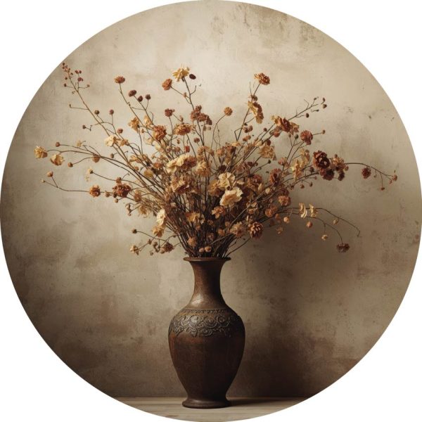 Dark brown flowers