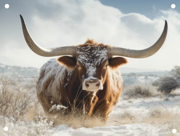 Texas Longhorn cow